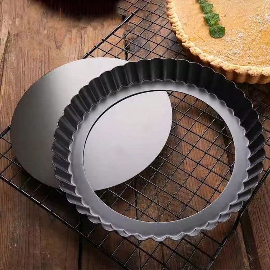 Tart Pan Loose - Stampo Antiaderente per Torte, Quiche, Flan,