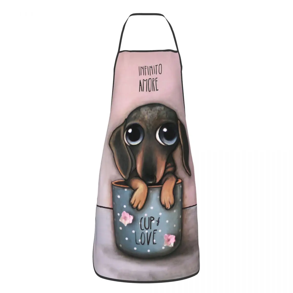 Kitchen Baking Cloth - Bassotto Tazza Amore Grembiuli per Uomo