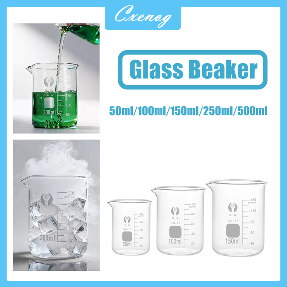 Kitchen Glass Baking Set - Set di 3 Bicchieri Dosatori in