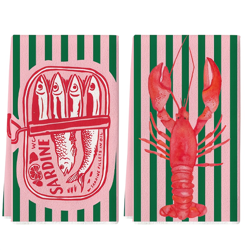 Kitchen Baking Cloth - Set di 2 strofinacci da cucina