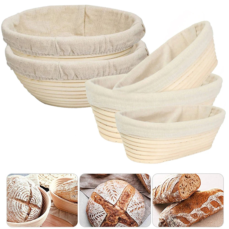 Proofing Basket Banneton - LMETJMA Cestino per la lievitazione del
