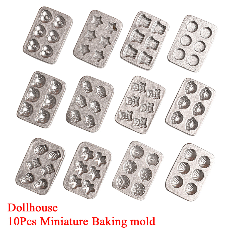 Silicone Cake Mold - 10 pezzi casa delle bambole in