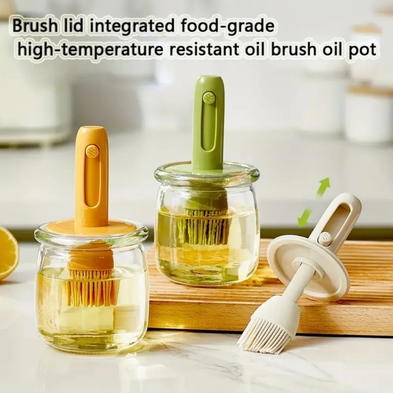 Kitchen Glass Baking Set - Dispenser per Olio con Set di