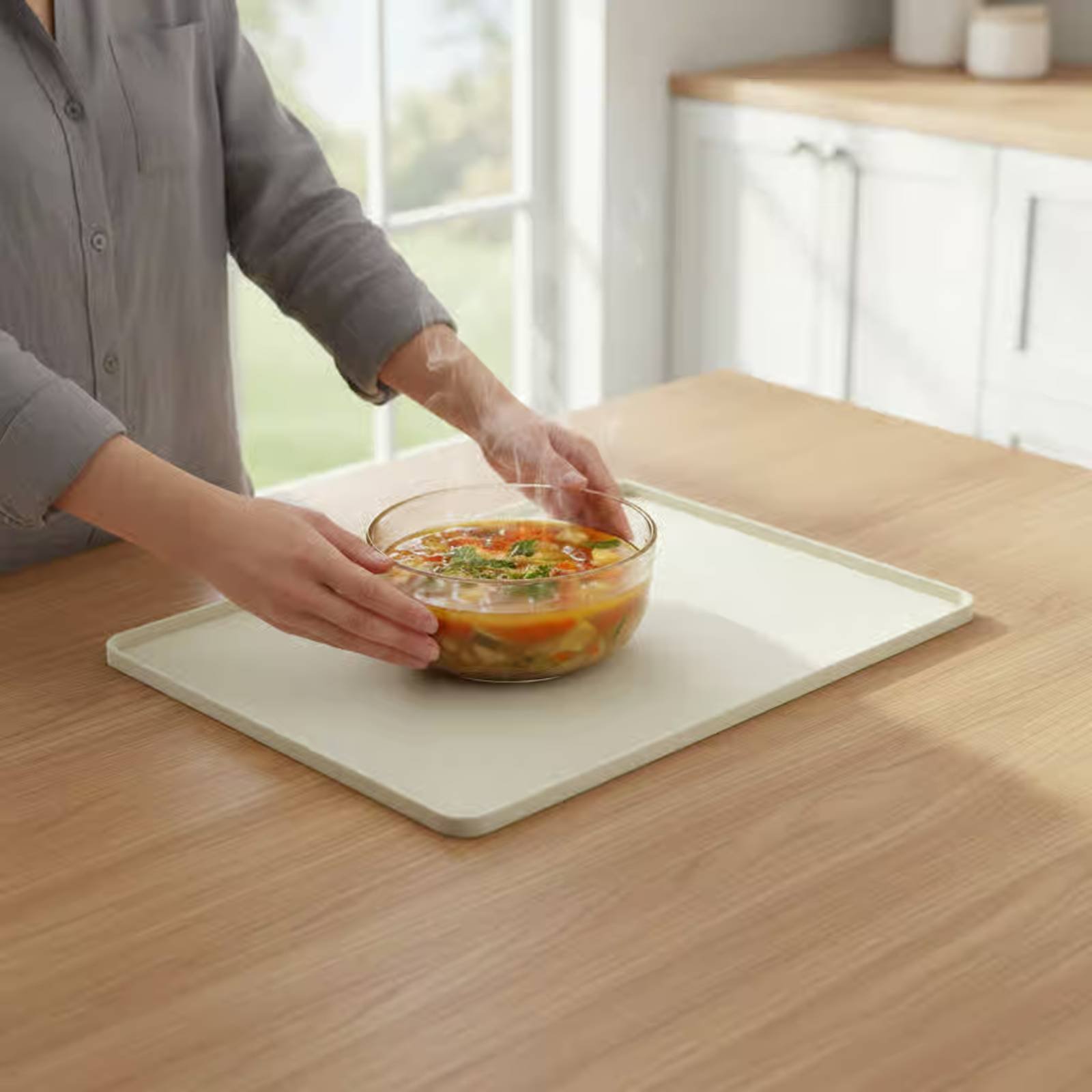 Kitchen Accessories For Baking - Tappetino in Silicone per Microonde, Protezione