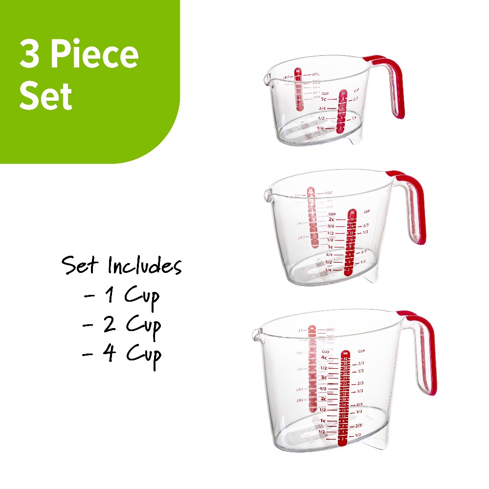 Set di 3 misurini per liquidi  - Kitchen Glass Baking Set recensione e prezzo