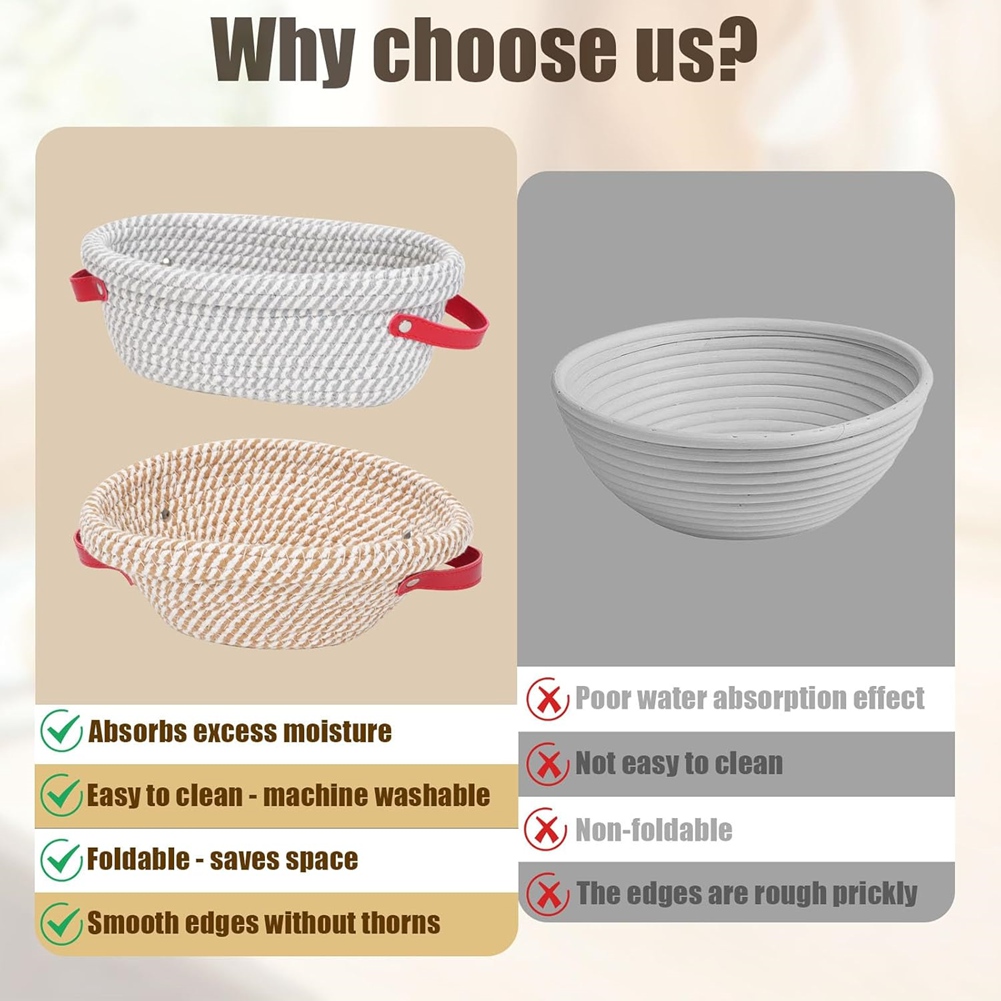 Set di 2 Cesti per Lievitazion - Proofing Basket Banneton recensione e prezzo