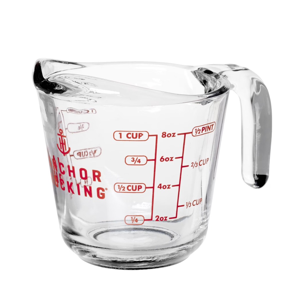 Set di 2 misurini in vetro con - Kitchen Glass Baking Set recensione e prezzo