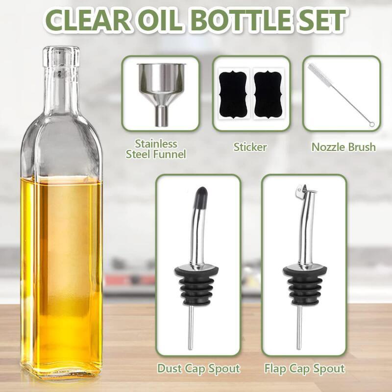 Dispenser per Olio e Aceto in  - Kitchen Glass Baking Set recensione e prezzo