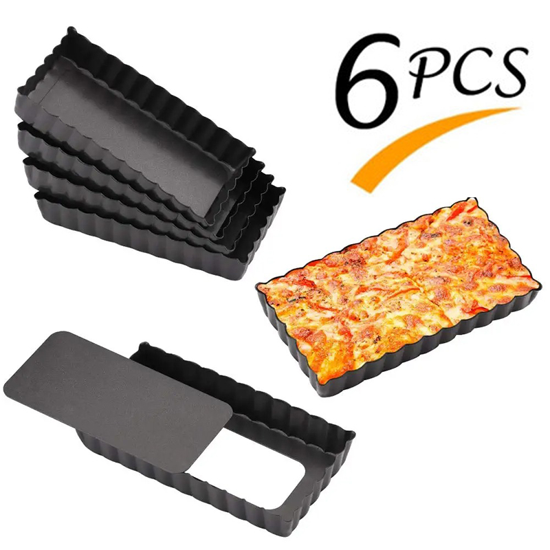 6 pz Mini Crostata Pan Set Ret - Tart Pan Loose recensione e prezzo