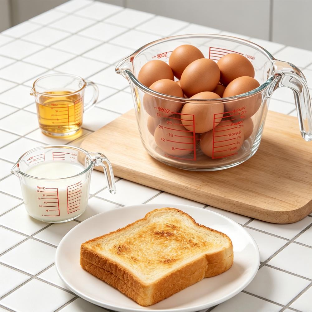 Set di Tazze Dosatrici in Vetr - Kitchen Glass Baking Set recensione e prezzo