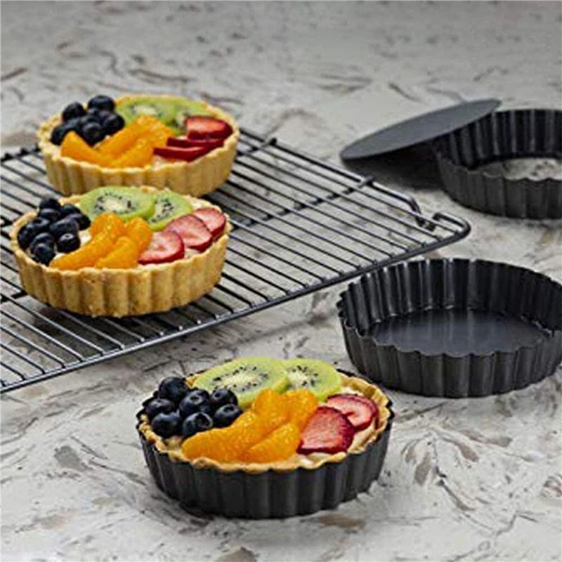 Set di 8 Stampi Rotondi da 10  - Tart Pan Loose recensione e prezzo
