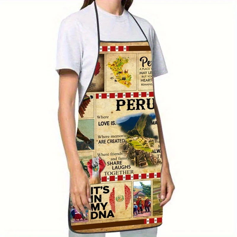 1pc Grembiule con stampa colla - Kitchen Baking Quotes recensione e prezzo