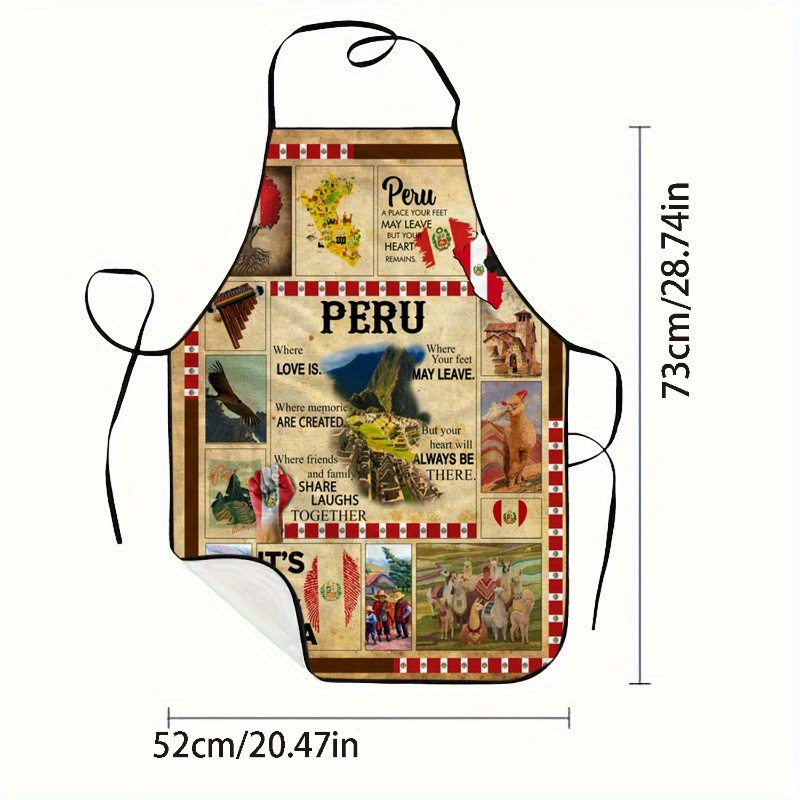 1pc Grembiule con stampa colla - Kitchen Baking Quotes recensione e prezzo