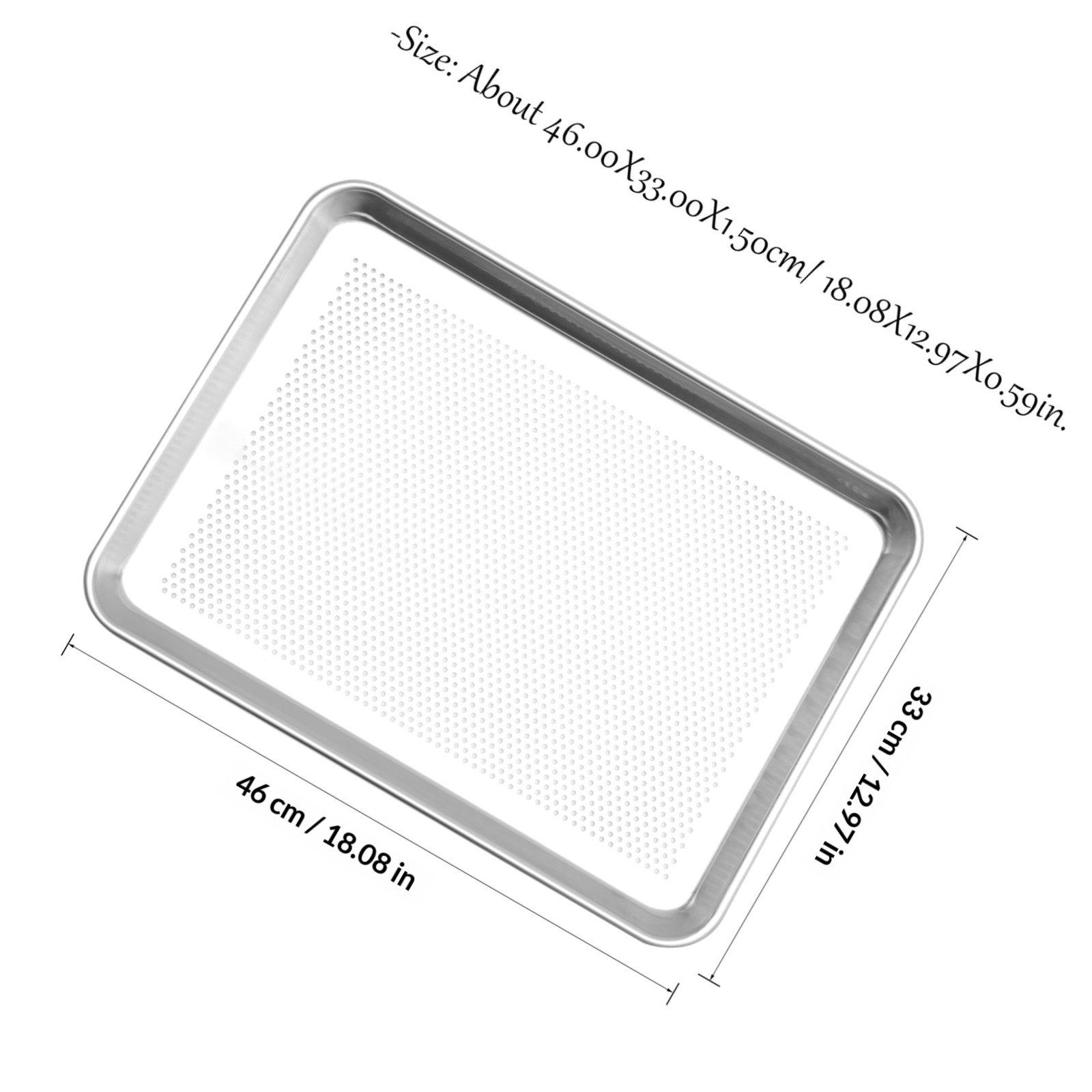 1 Pezzo Teglia da Forno in Leg - Kitchen Essentials Baking Tray recensione e prezzo