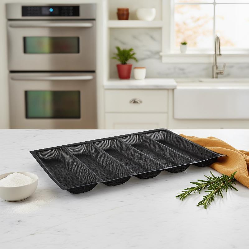 Teglia Antiaderente per 5 Pani - Kitchen Essentials Baking Tray recensione e prezzo