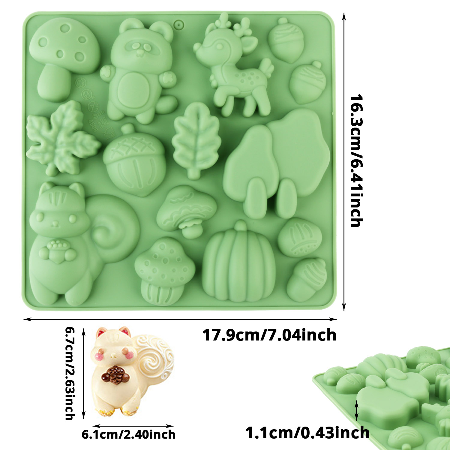 1 stampo in silicone a forma d - Silicone Cake Mold recensione e prezzo