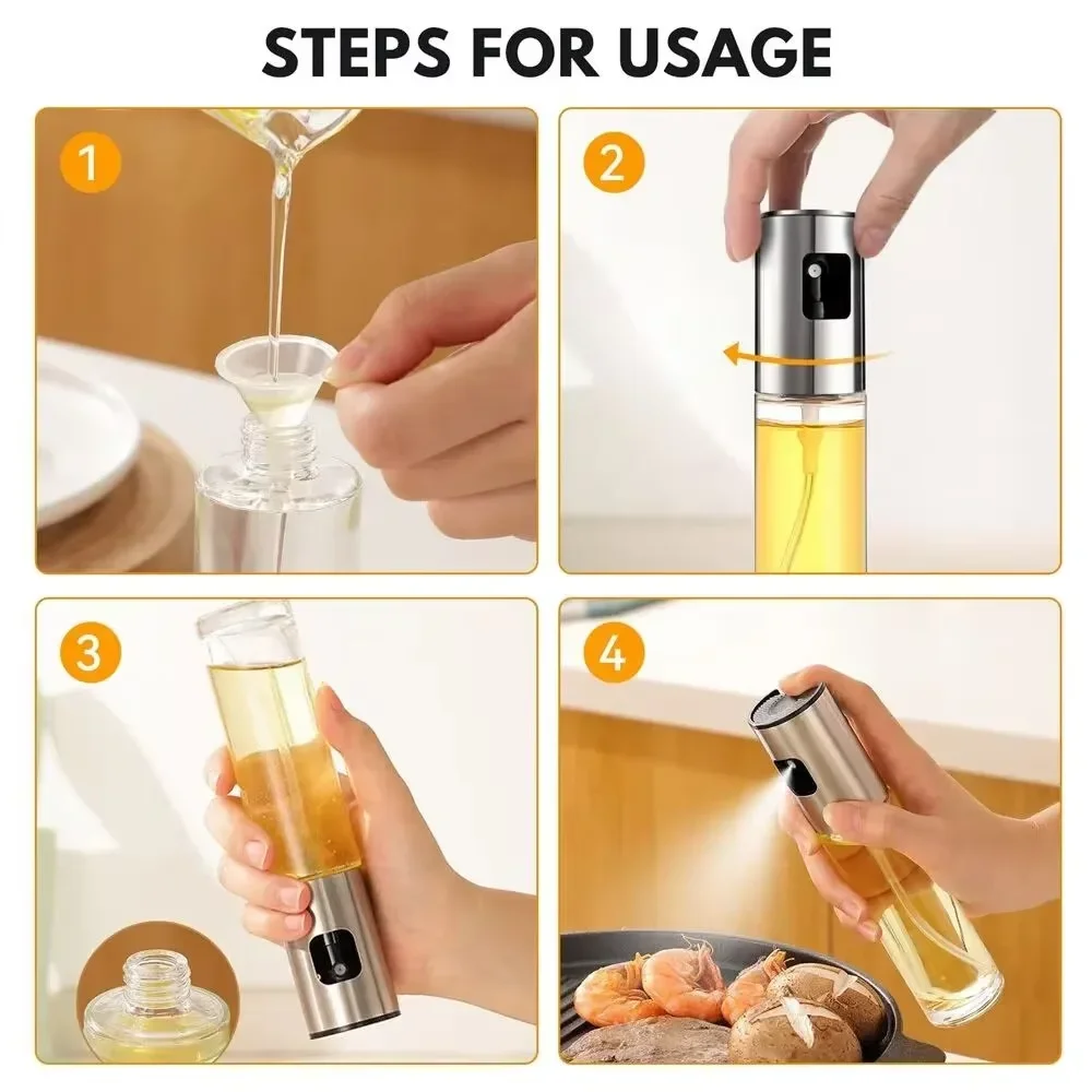 Spruzzatore di olio in vetro p - Kitchen Glass Baking Set recensione e prezzo